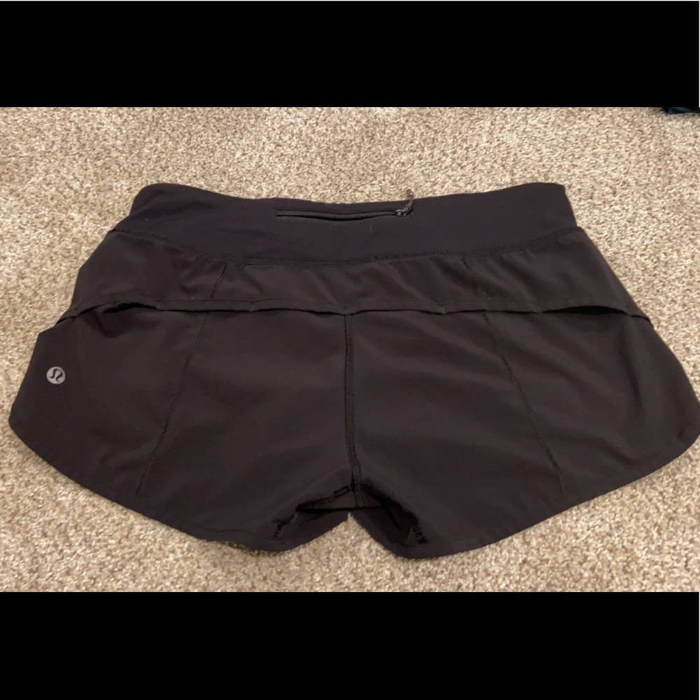 Lululemon black athletic shorts
